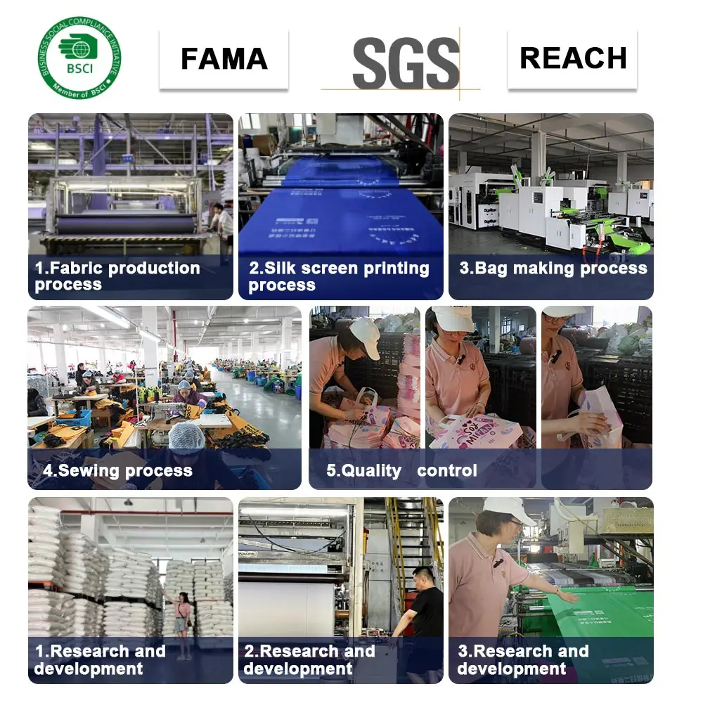 WZPKG Factory sale eco friendly laminated non-woven bag Full color printing Reusable Non Woven Shopping Bag With Logo