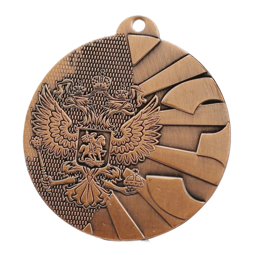 Customized Sports Medals 3D Zinc Alloy Round Marathon Volleyball Gold Silver Copper Metal Medal Designs Medals