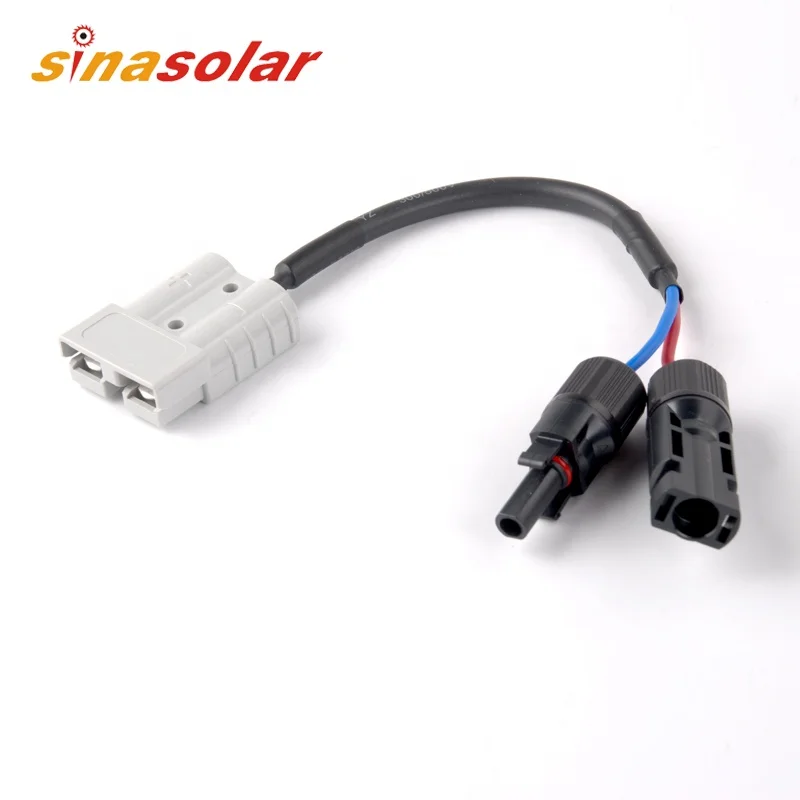 Hot Sale Custom Logo Solar Plug Power Cable Wire With Plug For Construction