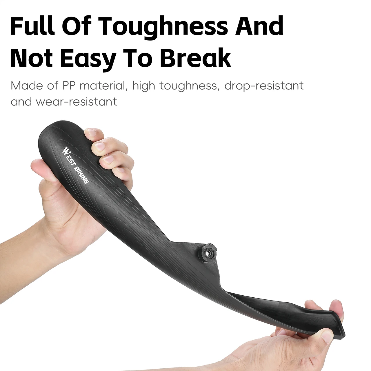 WEST BIKING Mountain Bike Front Rear Fender Quick Release Bicycle Fender Durable Lightweight Bicycle Mudguards