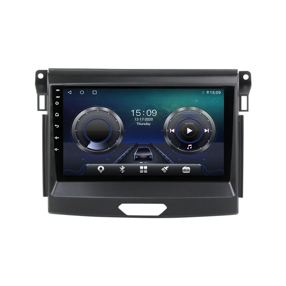 car radio multimedia player for Ford Everest Ranger T7 2015-2017 2.5D Screen auto audio wifi gps navigation