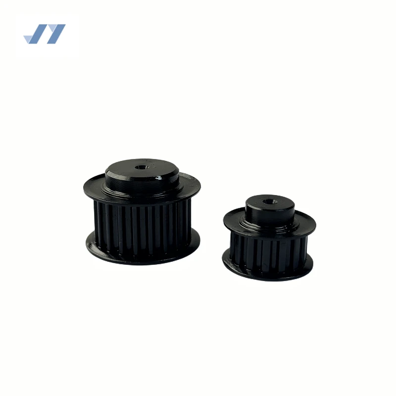 OEM/ODM Online Shop Top Precision 20 Teeth C45 Steel Blackening Timing Belt Pulley for Machinery
