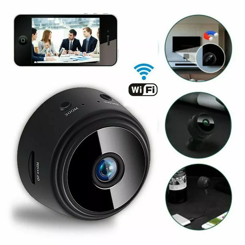 A9 1080P беспроводная скрытая IP камеры WiFi мини-камера с разрешением 150 Угол-няня камера ночного видения