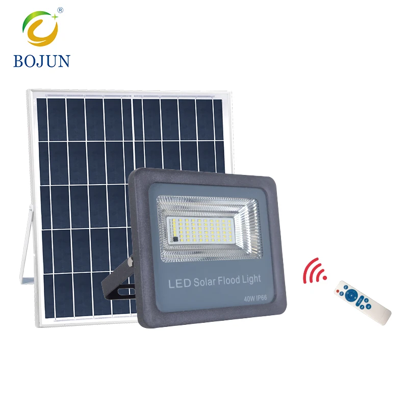 
Bojun wholesale led flood light 40W solar led outdoor solar power lights 