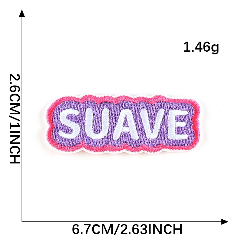 Cute badge embroidery handmade iron on Love OMG Good patches