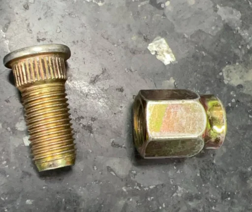 10.9 Grade Long Extended Wheel Lug Stud with Knurl