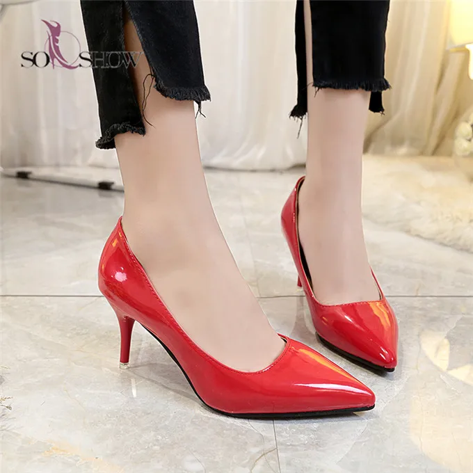 China Wholesale hot sale high heel shoes modern office casual high heel shoes for women and ladies