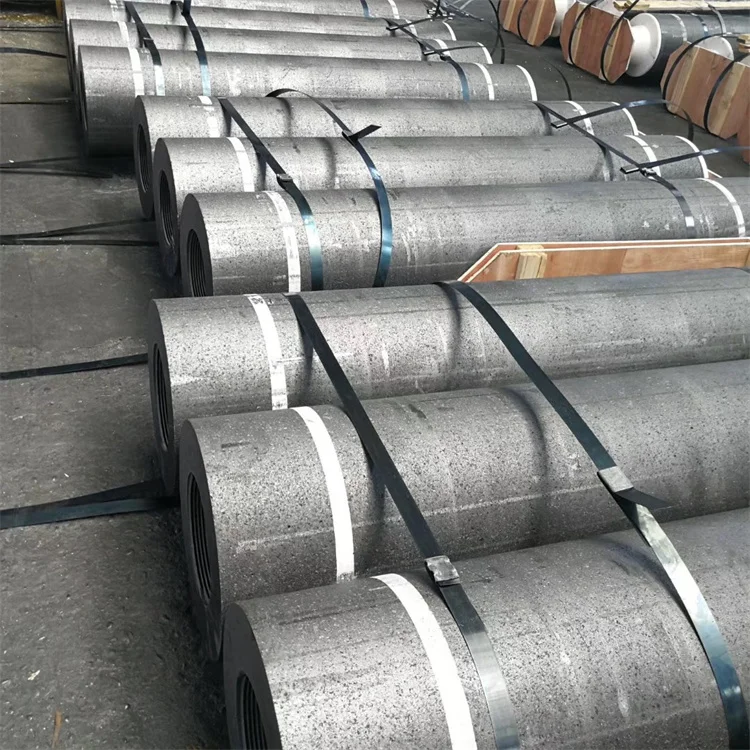 Professional Quality Graphite Carbon Electrodes for Electric Arc Steelmaking Furnaces for Sale From Manufacturer