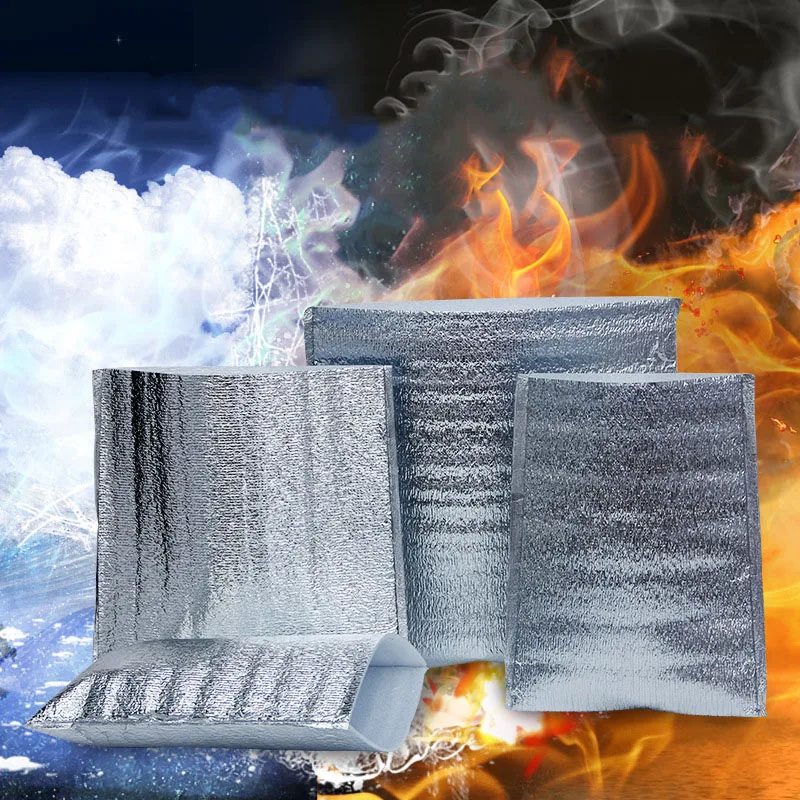 Promotional cheap ice cooler bags aluminum foil insulated food disposable insulated bags