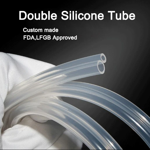 Food Grade Long Life Time U Shape Silicone Rubber Tube Hose For Medical, Laboratory, Food, Milk Use