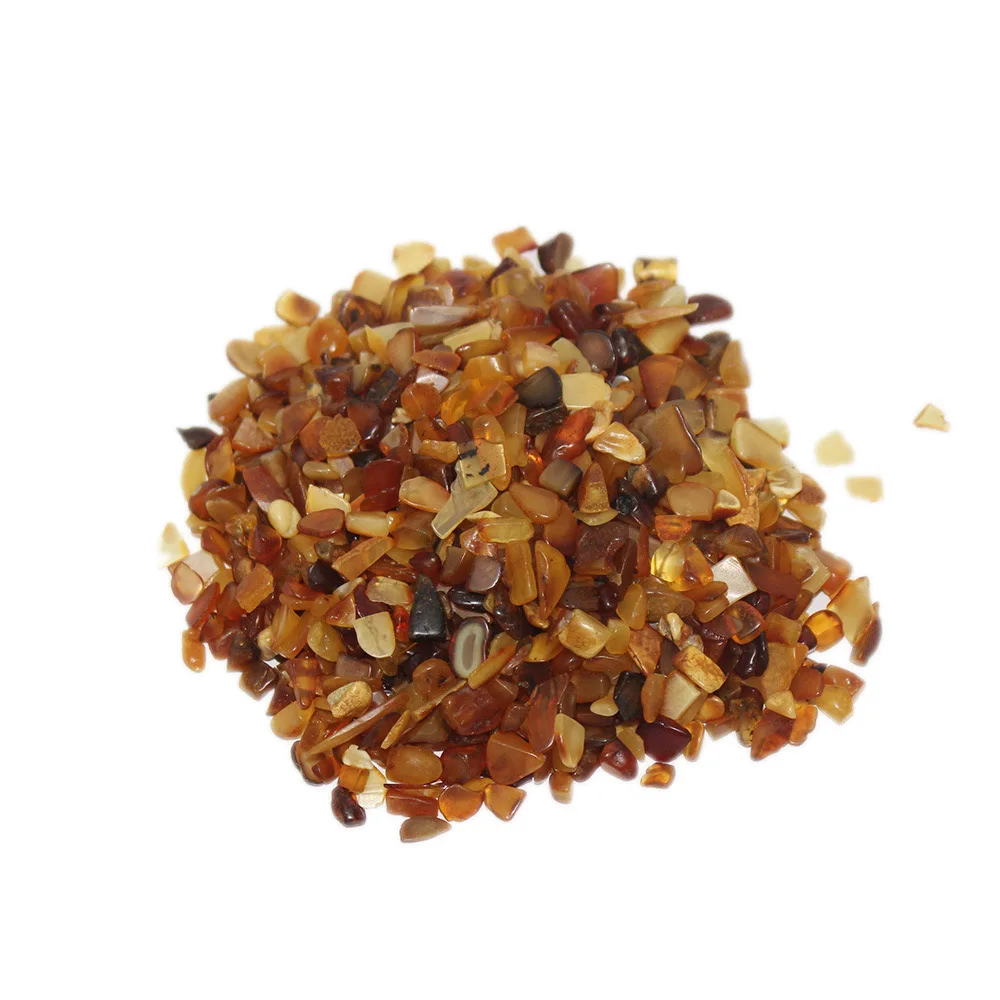 Wholesale high quality natural amber stone crystal chips quartz crystal gemstone amber