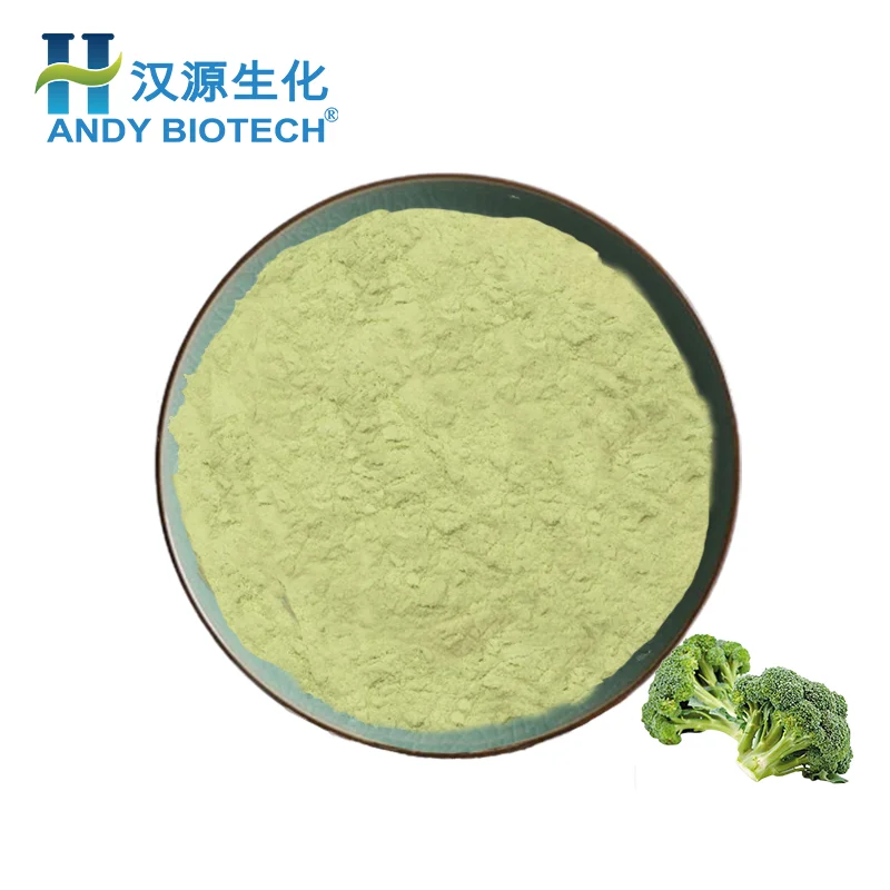 100% Pure Natural Broccoli Extract 13% Glucoraphanin Powder Broccoli Seed Extract