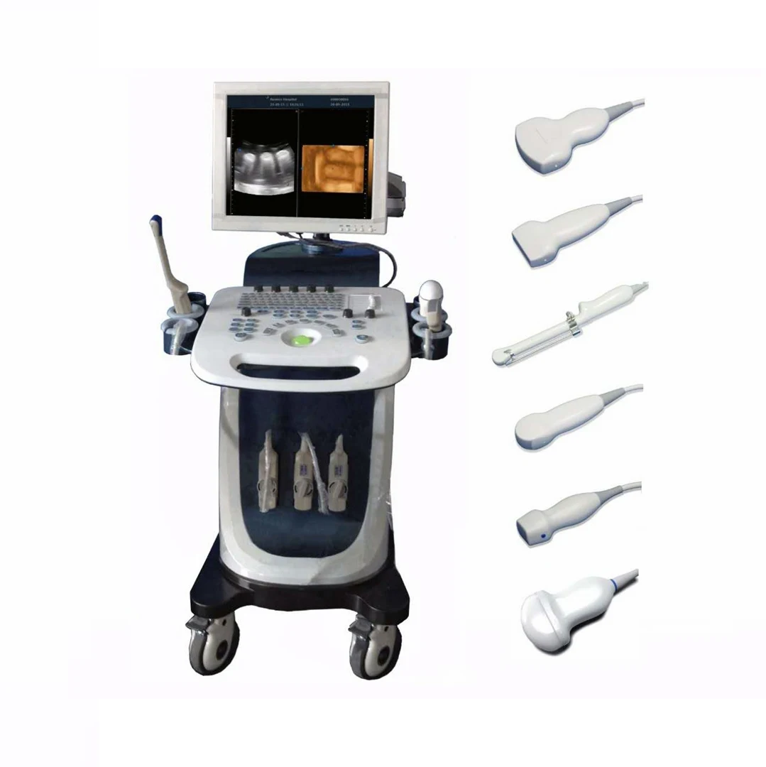 Medsinglong  New Medical Ultrasound machine Color Doppler Diagnostic Trolley Ultrasound Machine