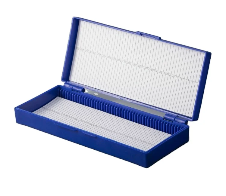 Высококачественная стеклянная скользящая коробка для хранения микроскопов для лаборатории, 50 шт.