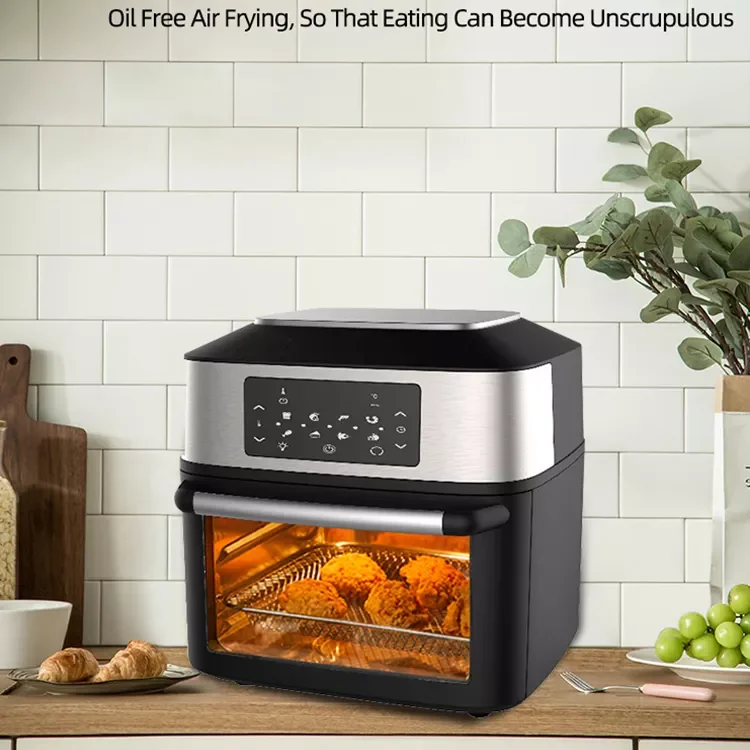 QANA Multifunction Function Combines Air Fryer Toaster Oven Combo 7-in-1 Convection Oven Countertop 18l Capacity Pizza Hot Dryer