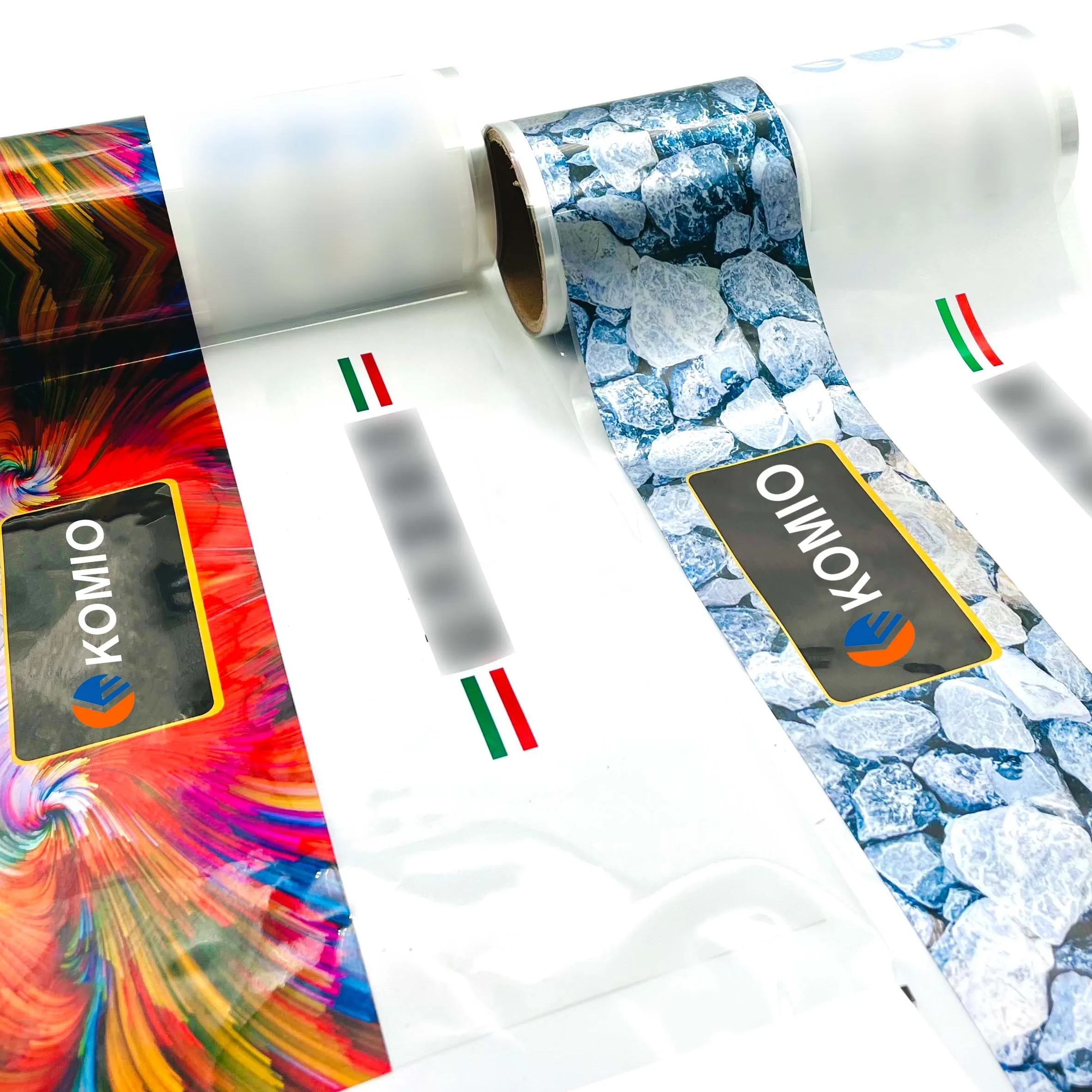 PET material heat transfer film coating container packaging film