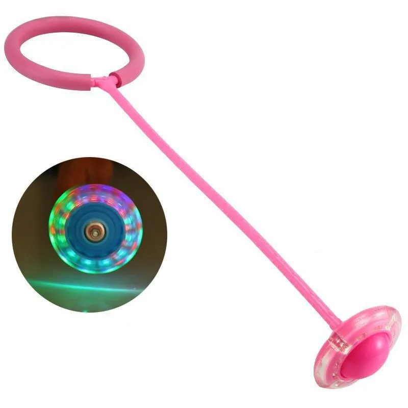 Children Flashing Jumping Ring keep Fit toys Jump Training Ankle Skip Ball
