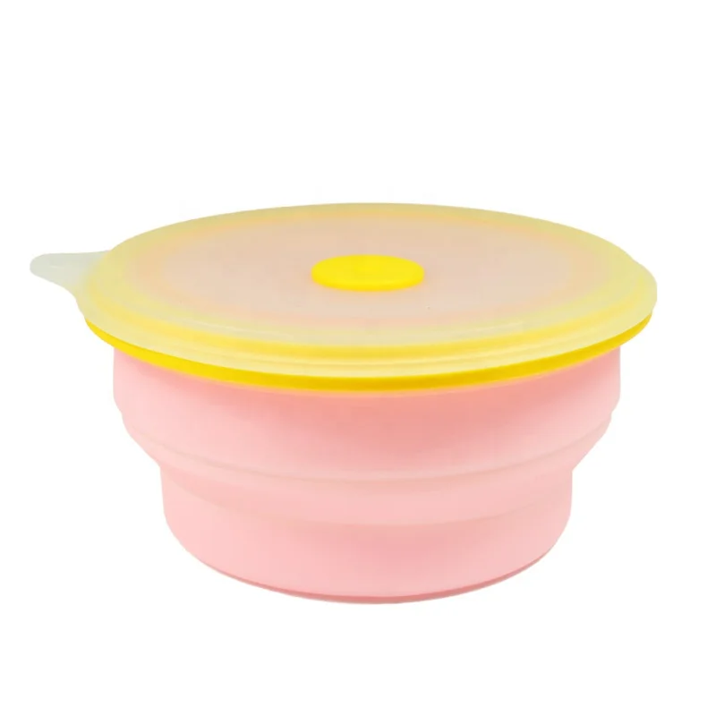 Creative Food Containers Portable Silicone Collapsible Lunch Box