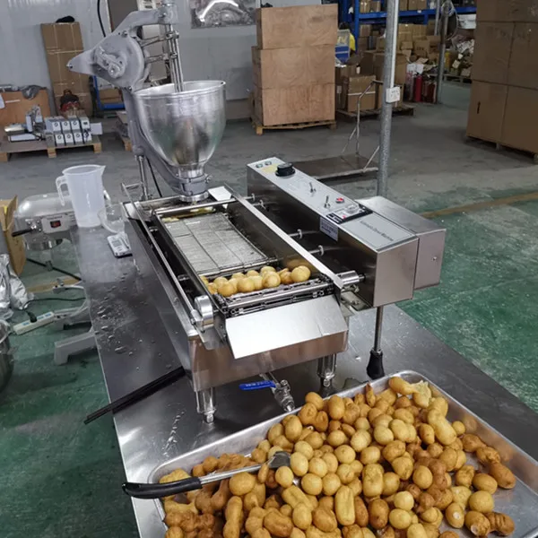 Промышленные другие машины для приготовления закусок Mochi Puff Ball Donut Line friying Machine Donuts Profesional высокая производительность