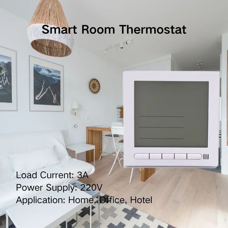 New Design Hotel Digital Room Thermostat With Intelligent Wireless Room Thermostat
