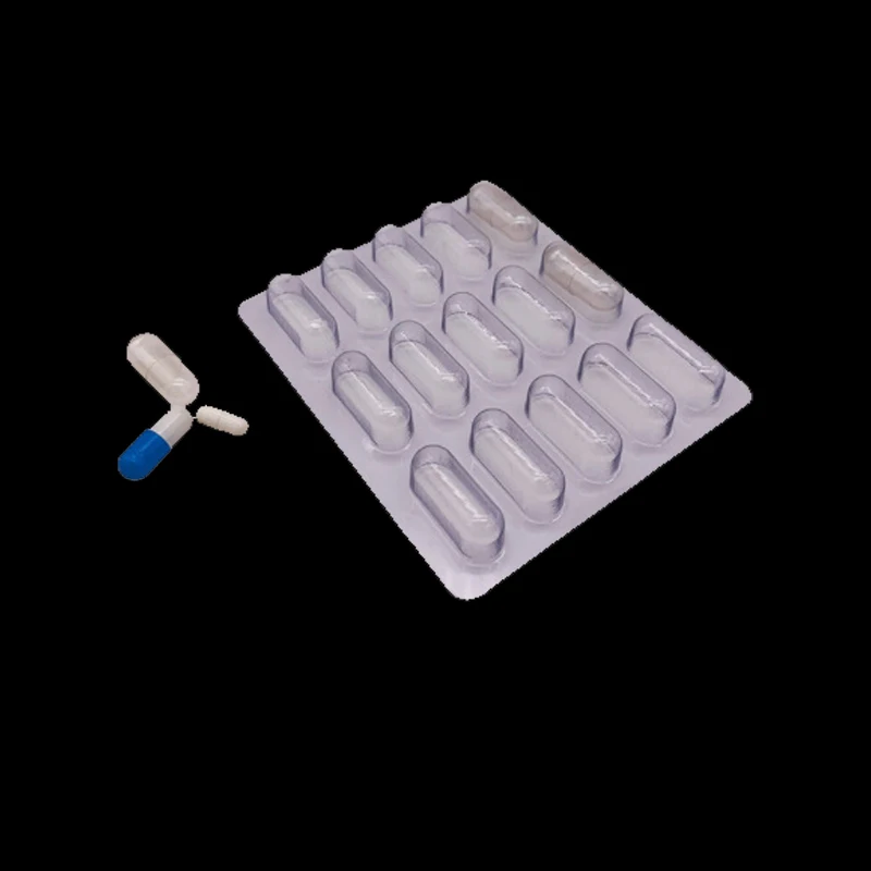 Wholesale Packaging Blister sheets Packing trays vacuum cavity plastic Pvc Pill Blister sheets Tray