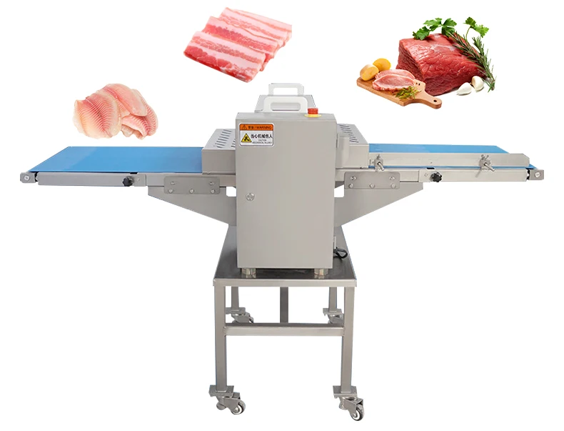 Stainless Steel Meat Cutting Machine Micro Frozen Meat Chicken Duck Fish Rib Cutting Machine Meat Slicing Machine