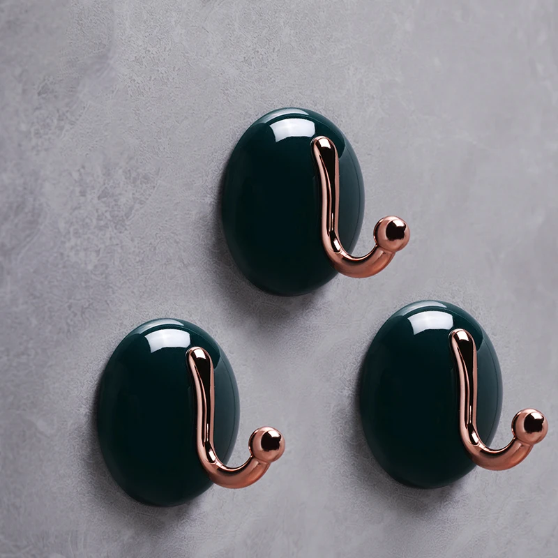 New Patent Product Novelty Stick Hooks Wall Mount Hanging Key Hooks Shower Door Hook