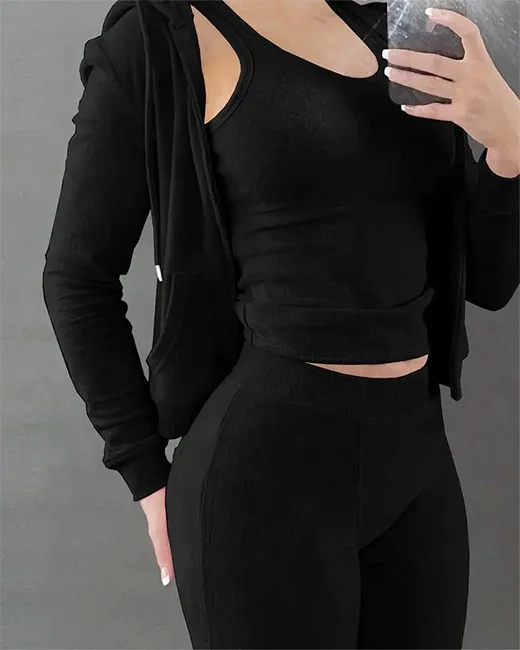 Lounge Wear Suit Terry Towel Crop Top And Joggers Womens Pajamas 2 Pieces Set Embroidery Home Clothes Sleepwear Tracksuit Women
