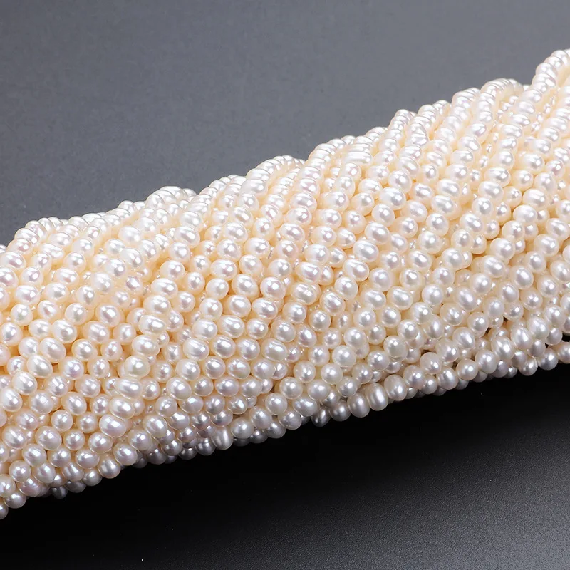 Natural Freshwater Pearls  3A+ Rice Shaped Loose Pearl Beads