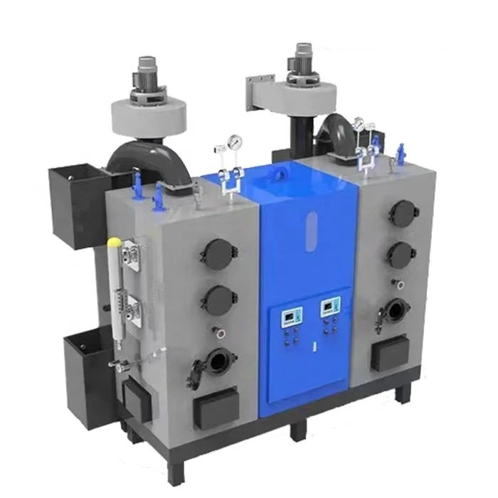 
High efficiency 0.6ton Breeding industry use Vertical Wood pellet Steam Boiler 