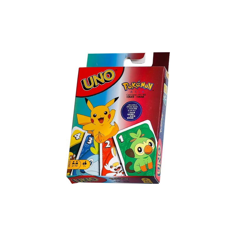 In stock unos family card game Entertainment Board Game Play Fun Party poke mon cards trading cards game