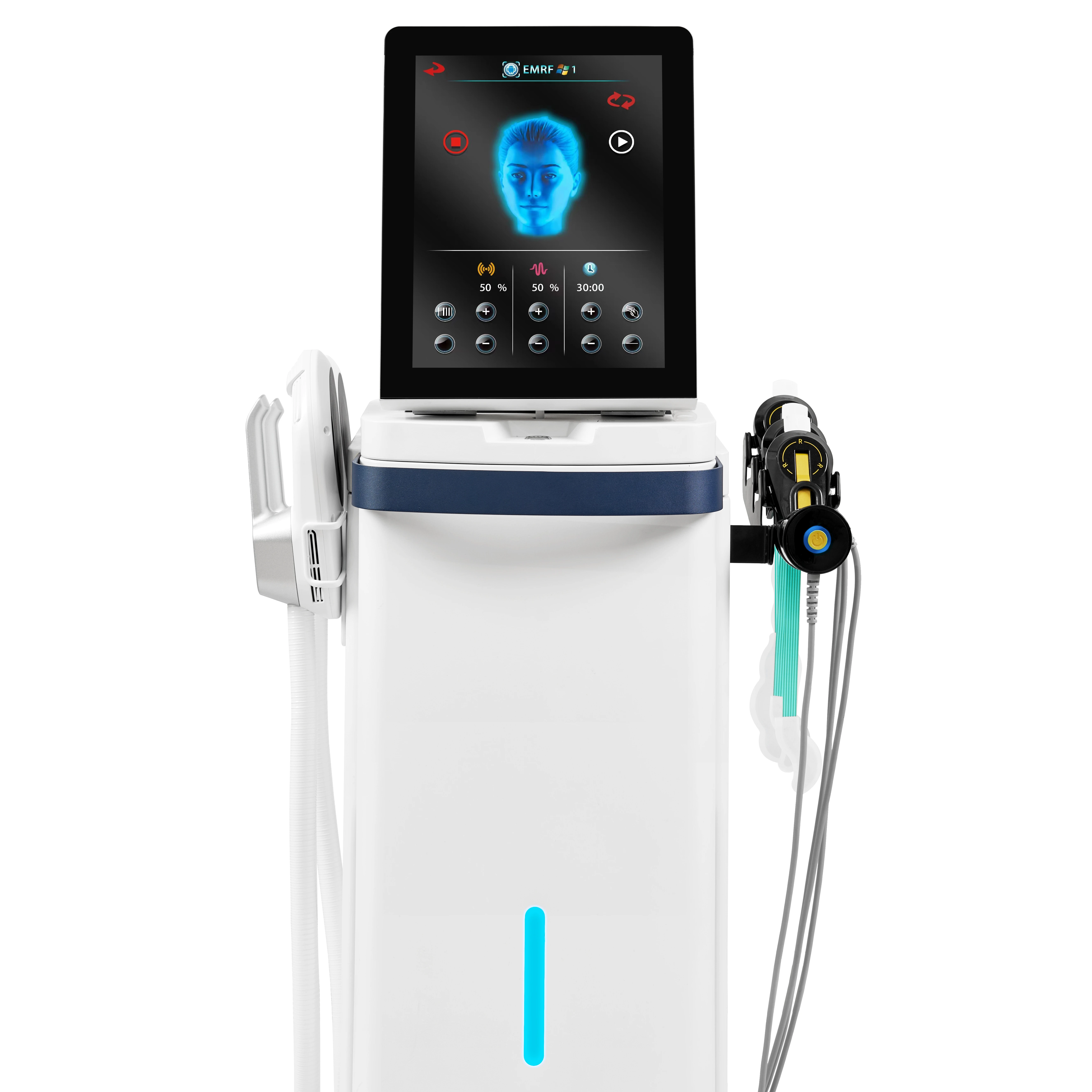 2024 new beauty machine 4 handles EMSlim body slimming + 3 handles em rf face lift EMS muscle tone machine electromagnetic