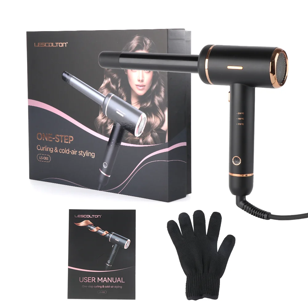 Lescolton LS-083 next generation optimum durability Cool-Air Technology Cool Curl Curling Iron for WOMAN WITH GOOD AMAZING HAIR