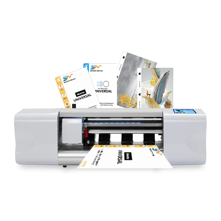 Mobile Phone Fone Back Cover Film Pattern Design Screen Protector Cutting Machine Big Size For Laptop