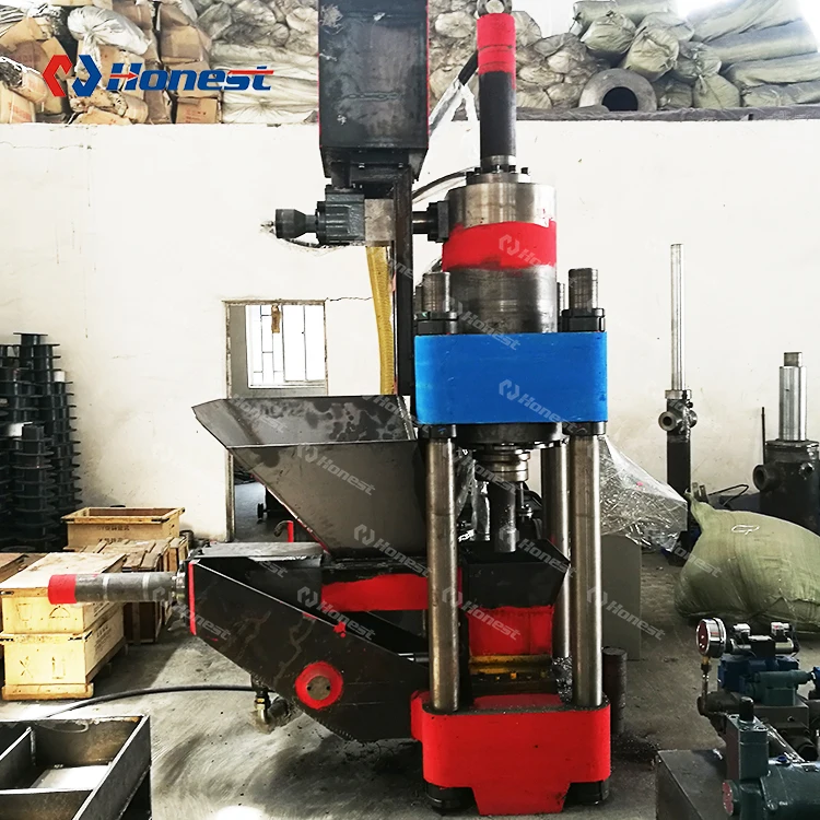Automatic Vertical Hydraulic Briquetting Press for Aluminum Copper Steel Iron Chips