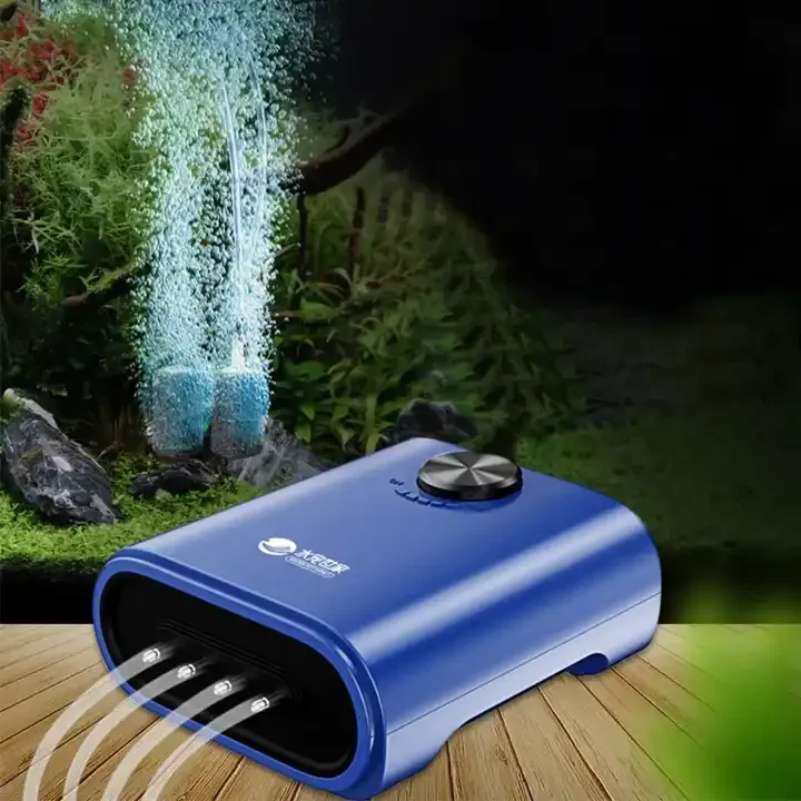Silent 5W ABS Aquarium Oxygen Air Pump with Check Valve for Fish Tanks & Home Water 220-240V Aquarium Air Compressor Aerator