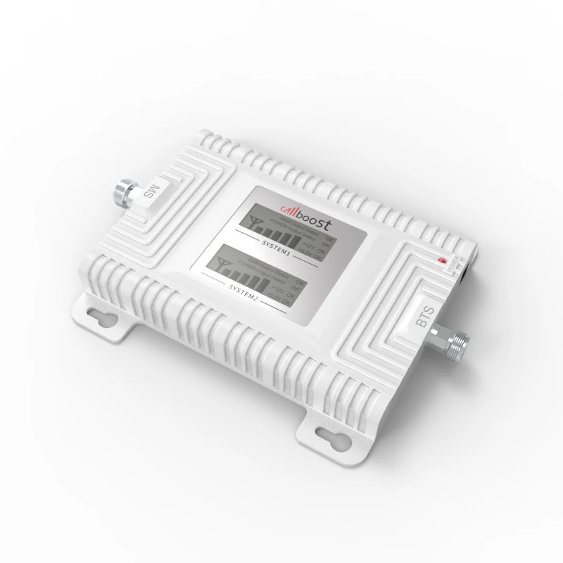 Усилитель Callboost 850/1800 мГц 2g 3g 4g GSM DCS 70dB 20dBm двухдиапазонный Ретранслятор мобильной сети усилитель сигнала сотового телефона с ЖК-дисплеем