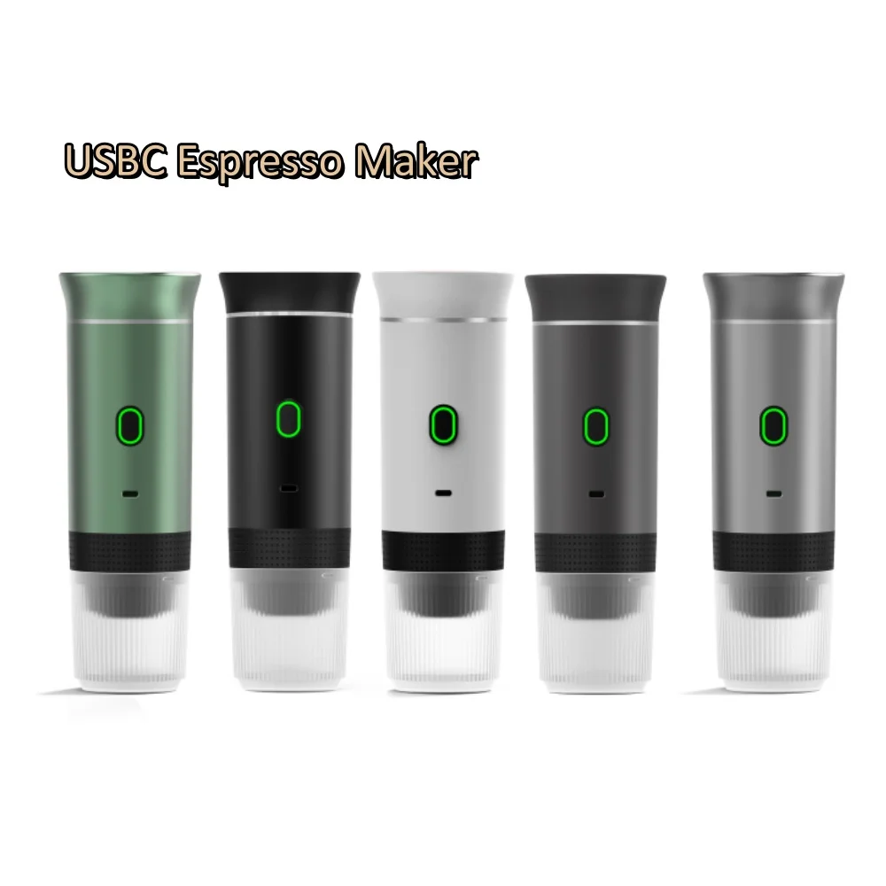 Hot-sell self heat function capsule coffee maker drip camping machine outdoor travel coffee ground portable espresso machine