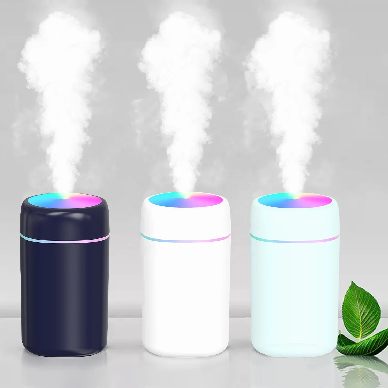 330ml Water Tank Air Humidifier Mini Design Air Humidifier Aroma Nano Atomization Dazzle Color Air Humidifier With OEM Service