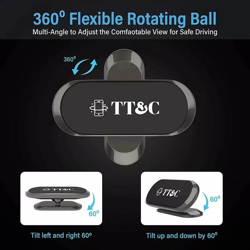 New Strong Magnetic 360 Rotating Universal Mini Phone Holder For Car Multi-function cell phone Bracket