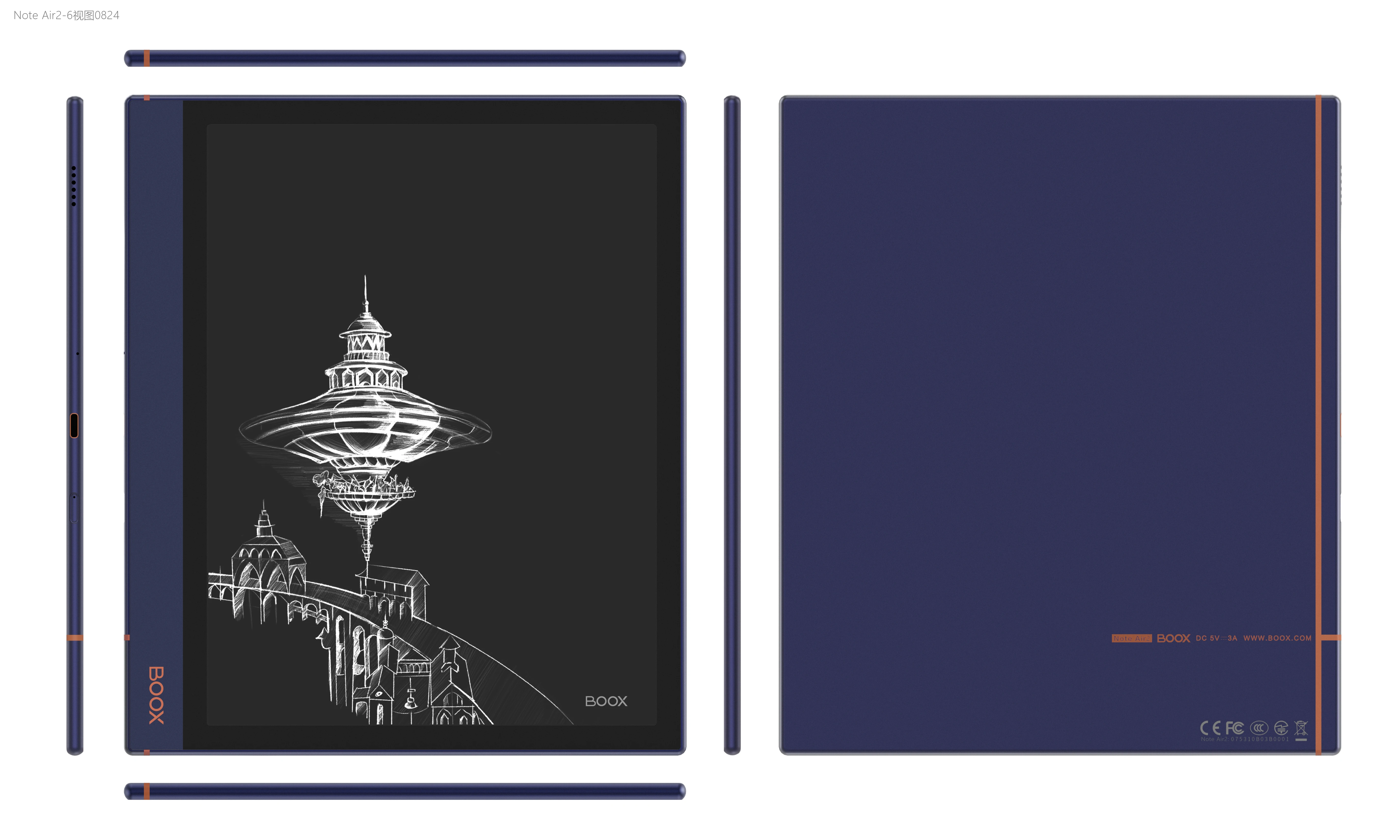 Электронная книга Onyx BOOX Note Air 2 Plus 10 3 дюйма