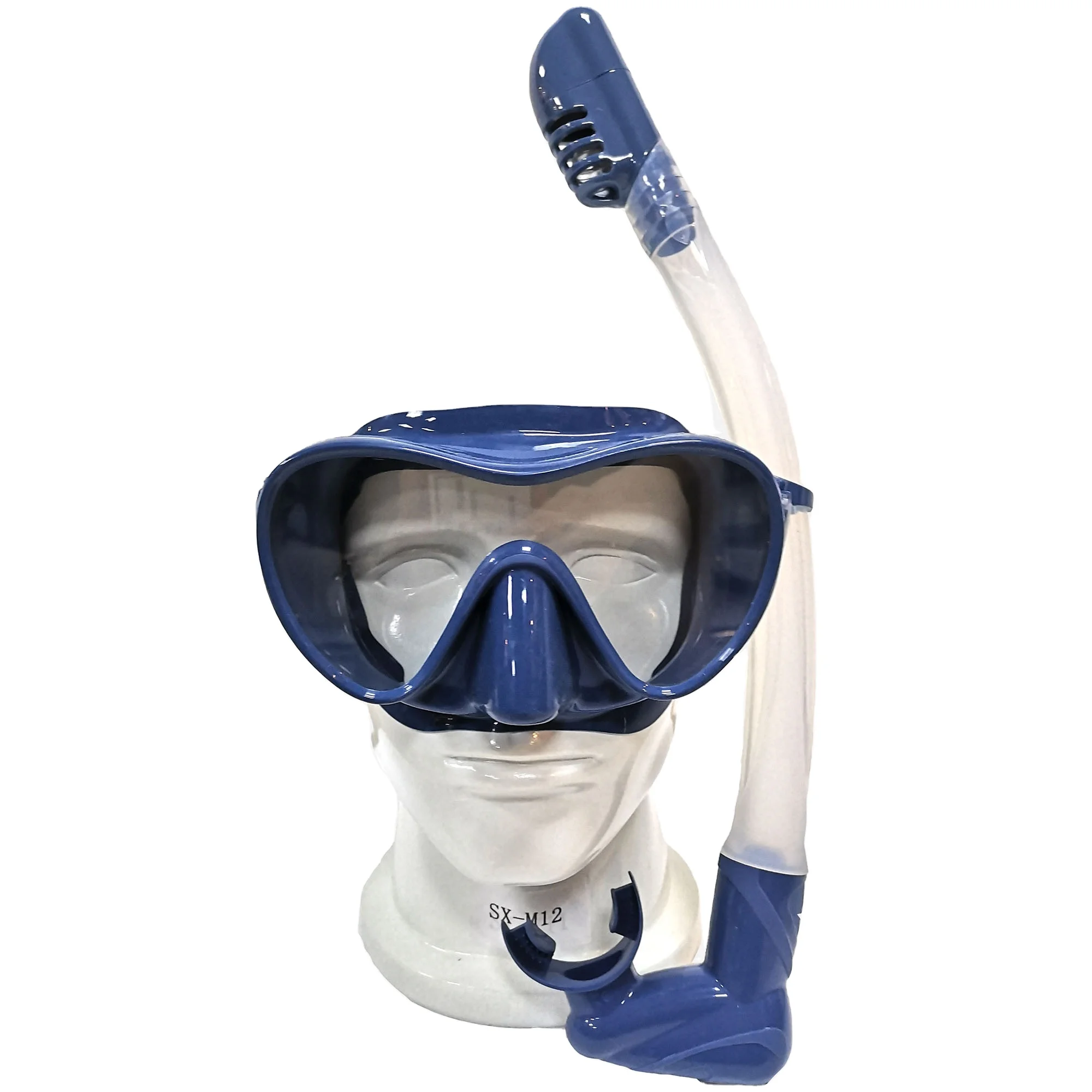 Top quality silicone easy breathy diving snorkeling goggles anti-fog free dive Freediving mask and snorkel