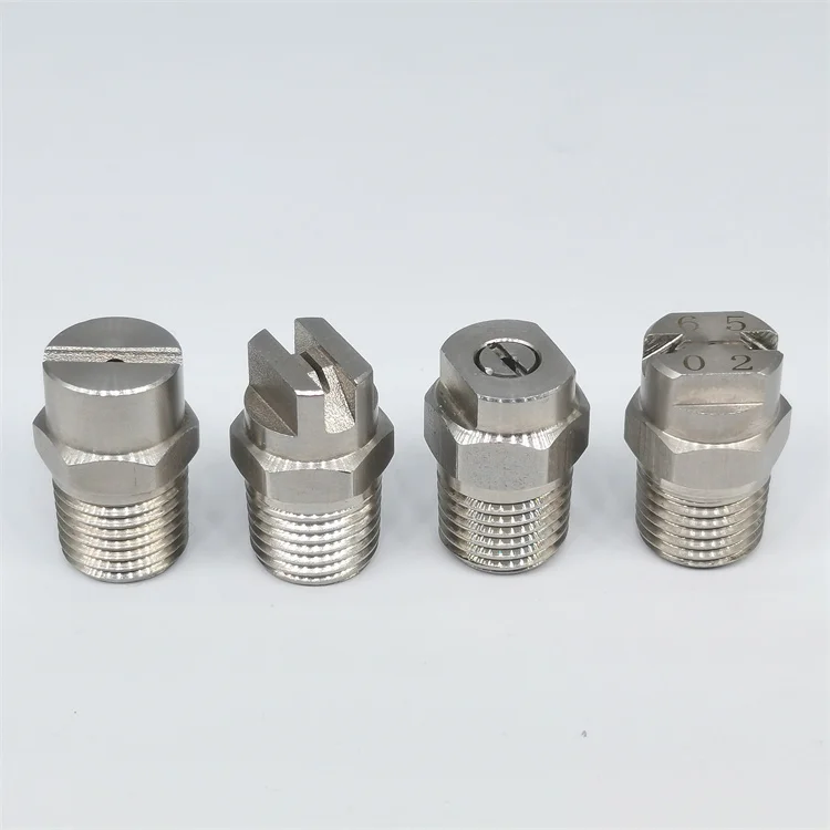 Stainless Steel Cleaning equipment parts Pressure Cleaning Small Flow Rate Fan Spray Nozzle