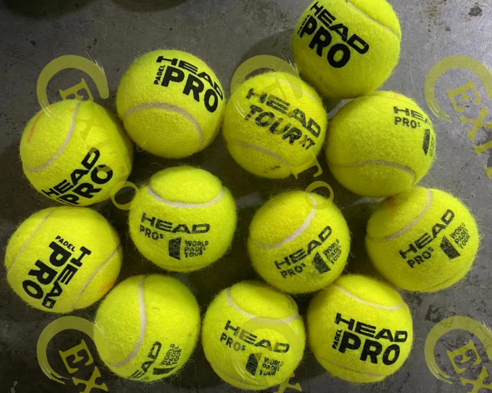 EXITO High Elasticity Yellow Orange Tennis Ball Standard Pressure Training Padel Tennis Balls