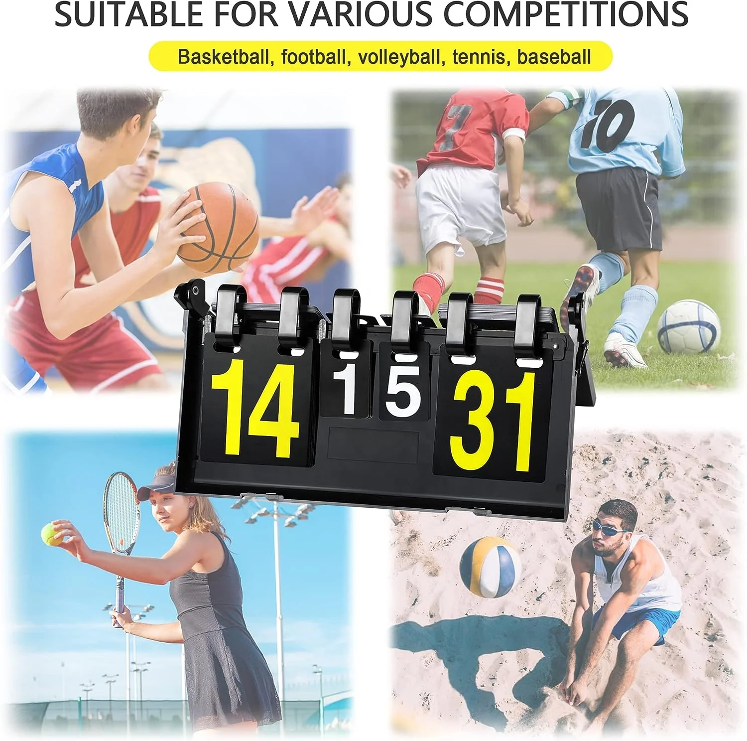 Wholesale Sports Scoreboard 4-Digit Competition Score Board Scoreboard portable scoreboard