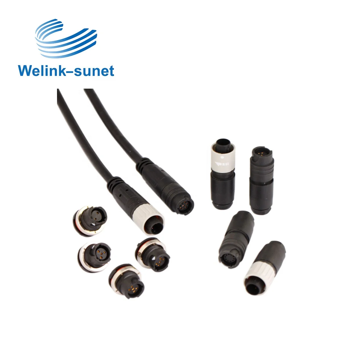 Водонепроницаемый разъем Промышленный Электрический жгут проводов для LED