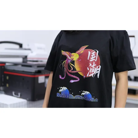Rainbow A2 A3 textile fabric tshirt printing machine hoodies sweater cloth cotton t-shirt digital dtg flatbed printer