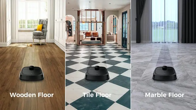 Automatic TECBOT M1 LDS navigation home floor cleaning auto wet and dry smart robot vacuums cleaner with mop self-rinsing