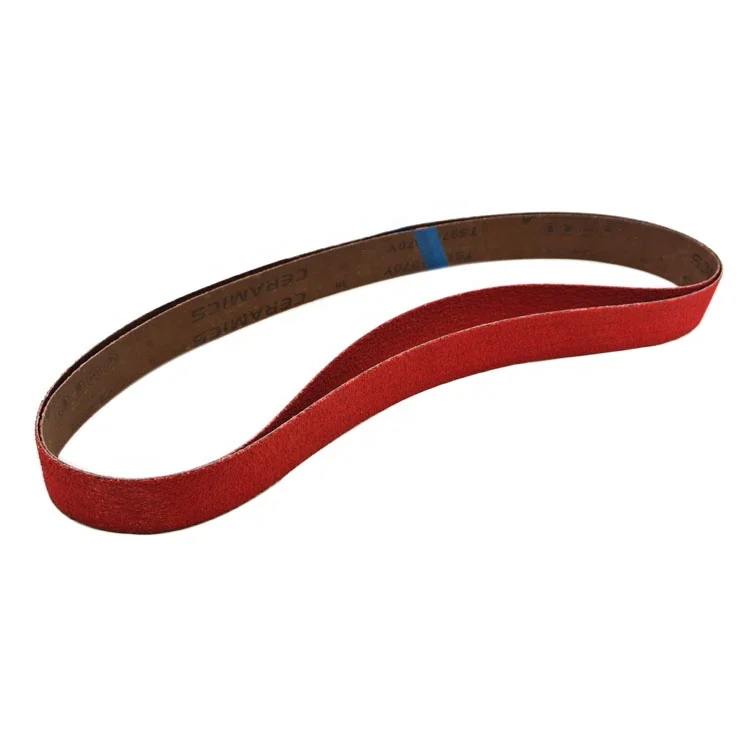 Sanding Belts Cloth Backing Abrasive DISC P80 Ceramic with Y- Weight Heavy Duty Polyester SATC 2 X 72 Inch SA480009 CN;SHG 80#