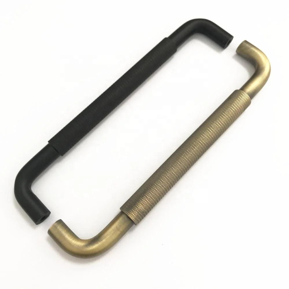 New product U-shaped Brass knurled handle door pull handle free shipping D2004